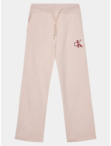 Calvin Klein Jeans Spodnie dresowe Monogram IG0IG02448 Różowy Relaxed Fit
