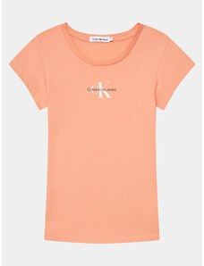 Calvin Klein Jeans T-Shirt Micro Monogram IG0IG01470 Różowy Slim Fit