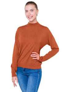 Hot Buttered Sweter "Clarissa" w kolorze jasnobrązowym