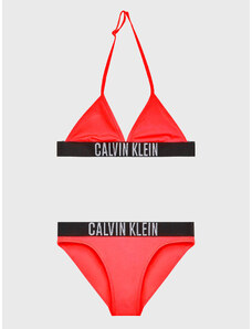 Calvin Klein Swimwear Strój kąpielowy KY0KY00087 Czerwony