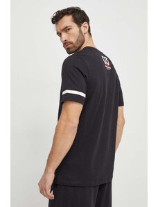 adidas t-shirt bawełniany męski kolor czarny z nadrukiem IN6251