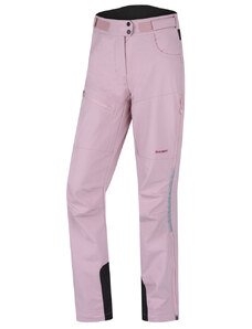 Damskie ciepłe spodnie softshellowe Husky Keson L w kolorze bladoróżowego