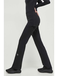 adidas by Stella McCartney spodnie treningowe kolor czarny gładkie IN3650