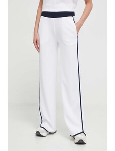 Guess spodnie dresowe MYLAH kolor biały gładkie V4GB02 KBFB2