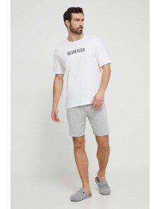Calvin Klein Underwear t-shirt bawełniany lounge kolor biały z nadrukiem