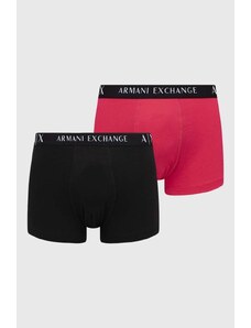 Armani Exchange bokserki 2-pack męskie kolor różowy 957027 CC282 NOS