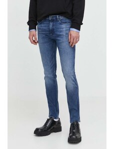 HUGO jeansy 734 męskie kolor niebieski 50507866