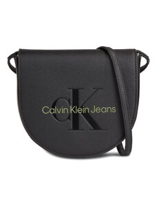 Torebka Calvin Klein Jeans Sculpted Mini Saddle Bag K60K611966 Black/Dark Juniper 0GX