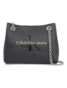 Torebka Calvin Klein Jeans Sculpted Shoulder Bag24 Mono K60K607831 Black/Dark Juniper 0GX