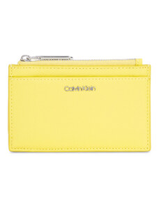 Calvin Klein Etui na karty kredytowe Ck Must Lg Cardholder K60K611933 Żółty