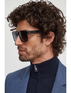 Tommy Hilfiger okulary przeciwsłoneczne męskie kolor czarny TH 2073/S