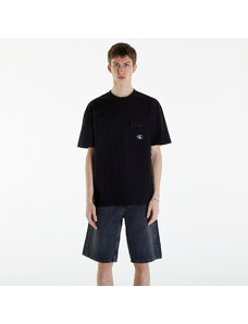 Koszulka męska Calvin Klein Jeans Texture Pocket Short Sleeve T-Shirt CK Black