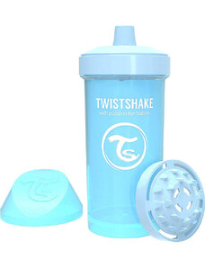Twistshake Butelka w kolorze niebieskim do nauki picia - 360 ml