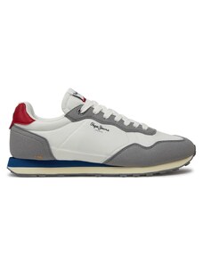Sneakersy Pepe Jeans Natch Basic M PMS40010 White 800