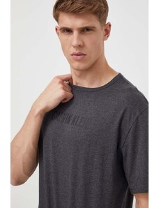 Calvin Klein Underwear t-shirt bawełniany lounge kolor szary z nadrukiem