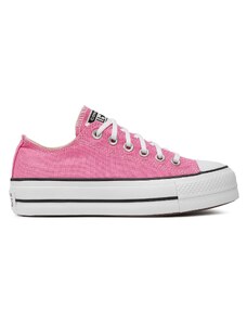 Converse Trampki Chuck Taylor All Star Lift Platform Ox A06508C Różowy