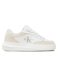 Calvin Klein Jeans Sneakersy Chunky Cupsole Lace Skater Btw YW0YW01452 Biały