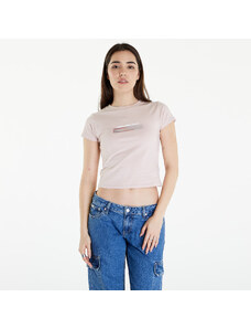 Koszulka damska Calvin Klein Jeans Diffused Box Fitted Short Sleeve Tee Sepia Rose
