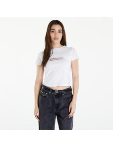Koszulka damska Calvin Klein Jeans Diffused Box Fitted Short Sleeve Tee Bright White