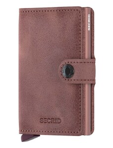 Secrid portfel skórzany Vintage Mauve kolor różowy