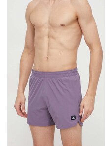 adidas szorty kąpielowe kolor fioletowy IR6206