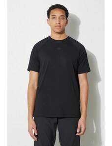 adidas Originals t-shirt bawełniany męski kolor czarny z nadrukiem IR9450