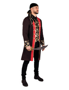 Rubie`s 3-częściowy kostium "Pirat William" w kolorze czarnym