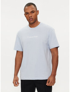 Calvin Klein T-Shirt Hero K10K111346 Błękitny Regular Fit