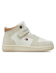 Tommy Hilfiger Sneakersy High Top Lace-Up/Velcro SneakerT3X9-33342-1269 M Biały