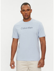 Calvin Klein T-Shirt Degrade Logo K10K112501 Błękitny Regular Fit