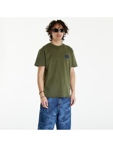 Tommy Hilfiger Koszulka męska Tommy Jeans Regular Essential Flag Tee Drab Olive Green