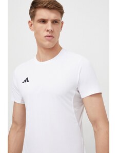 adidas Performance t-shirt do biegania Adizero Adizero kolor biały gładki IN1157