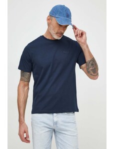 Pepe Jeans t-shirt bawełniany Connor kolor granatowy