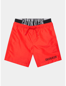Calvin Klein Swimwear Szorty kąpielowe KV0KV00037 Czerwony Regular Fit