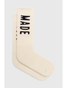 Human Made skarpetki Hm Logo Socks męskie kolor beżowy HM27GD058