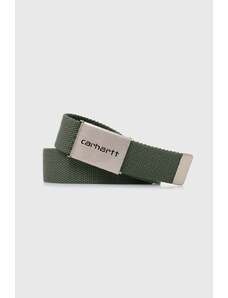 Carhartt WIP pasek Clip Belt Chrome kolor zielony I019176.1YFXX