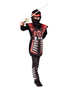 Party x People 4-częściowy kostium "Ninja" w kolorze czarnym