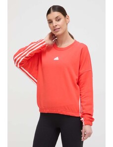 adidas bluza damska kolor czerwony wzorzysta IS0901