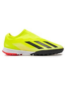 adidas Buty X Crazyfast League Laceless Turf Boots IF0686 Żółty