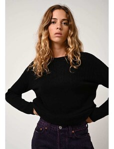 AUTHENTIC CASHMERE Kaszmirowy sweter "Daria" w kolorze czarnym