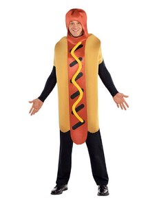 amscan Kombinezon kostiumowy "Hot Diggety Dog" w kolorze beżowym