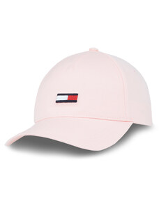 Czapka z daszkiem Tommy Jeans Tjw Elongated Flag Cap AW0AW15842 Tickled Pink TIC