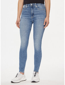 Calvin Klein Jeans Jeansy J20J222775 Niebieski Super Skinny Fit