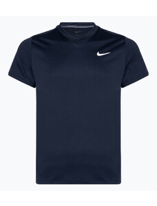 Koszulka tenisowa męska Nike Court Dri-FIT Victory obsidian/obsidian/white