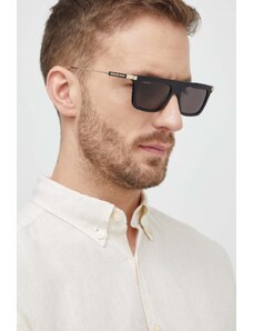 Gucci okulary przeciwsłoneczne męskie kolor czarny GG1437S