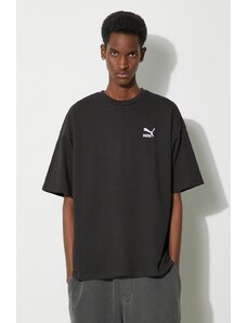 Puma t-shirt bawełniany BETTER CLASSICS męski kolor czarny z aplikacją 679188