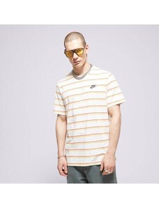 Nike T-Shirt M Nsw Tee Club Stripe Męskie Odzież Koszulki DZ2985-100 Multicolor