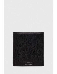 Tommy Hilfiger portfel skórzany męski kolor czarny AM0AM12190
