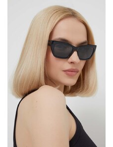 HUGO okulary przeciwsłoneczne damskie kolor czarny HG 1301/S