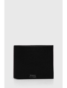 Tommy Hilfiger portfel skórzany męski kolor czarny AM0AM12188